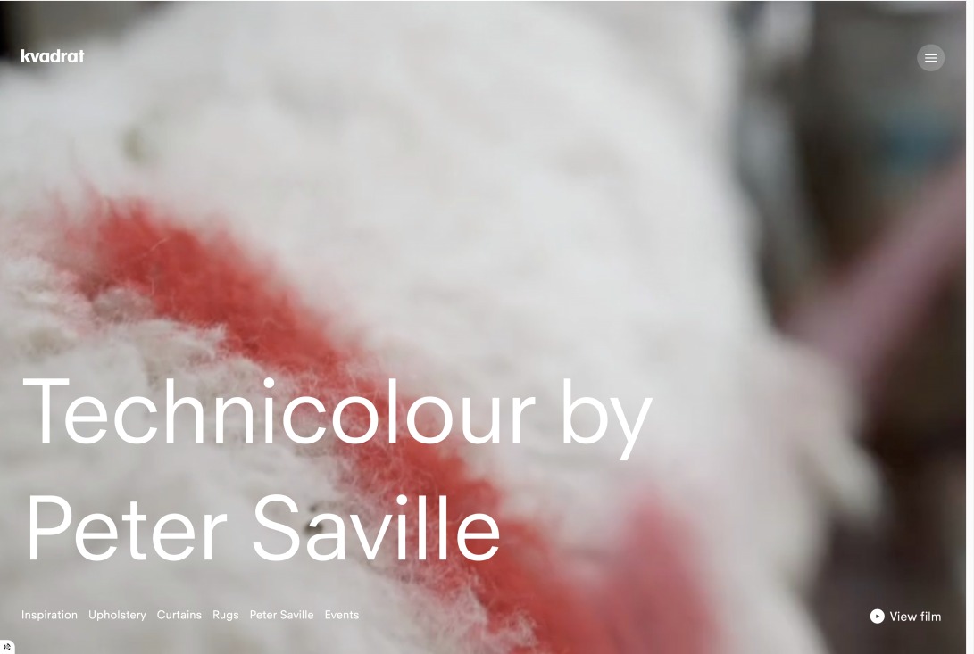 Technicolour by Peter Saville - Kvadrat