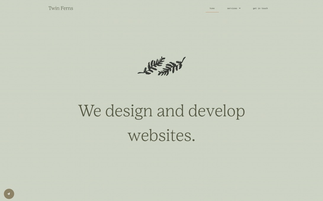 Twin Ferns • Website Design and Development • Website Design and Development