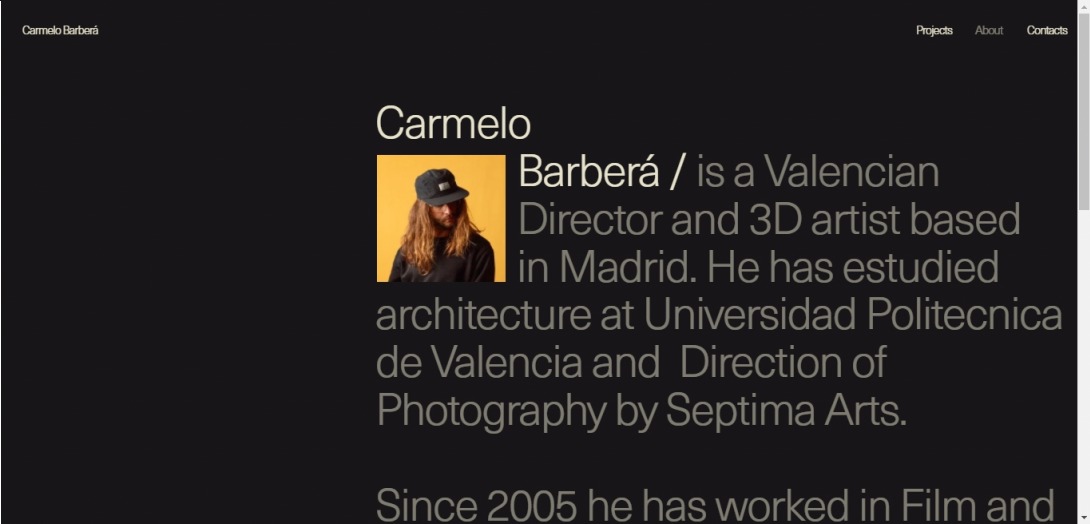 Carmelo Barbera — About