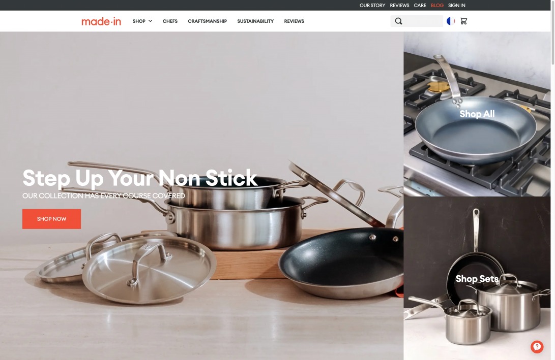 Professional-Quality Cookware, Carbon Steel, Knives, and Tabletop | Made In