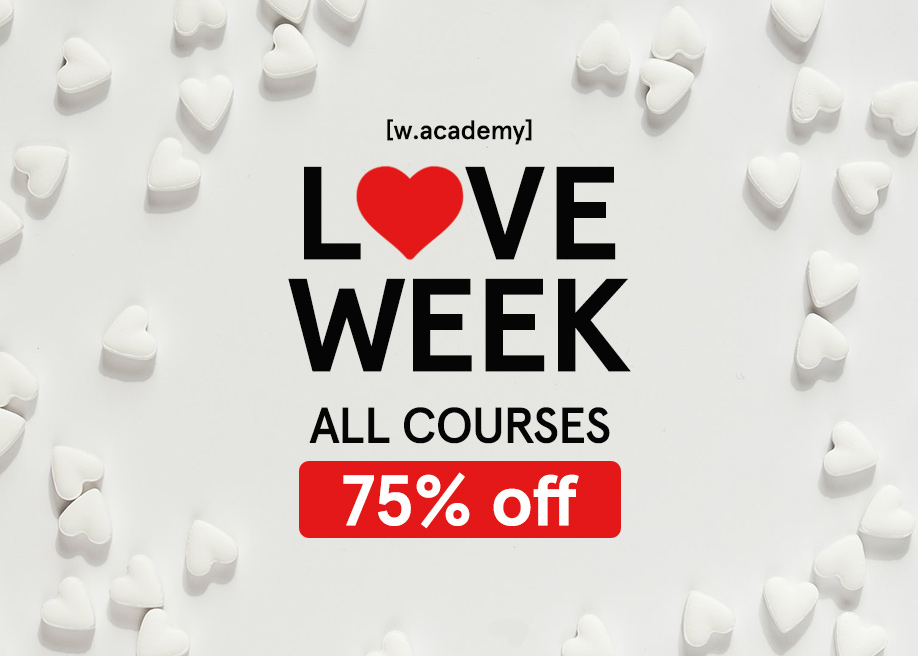 LOVE WEEK - Celebrate the love with 75% off on all courses