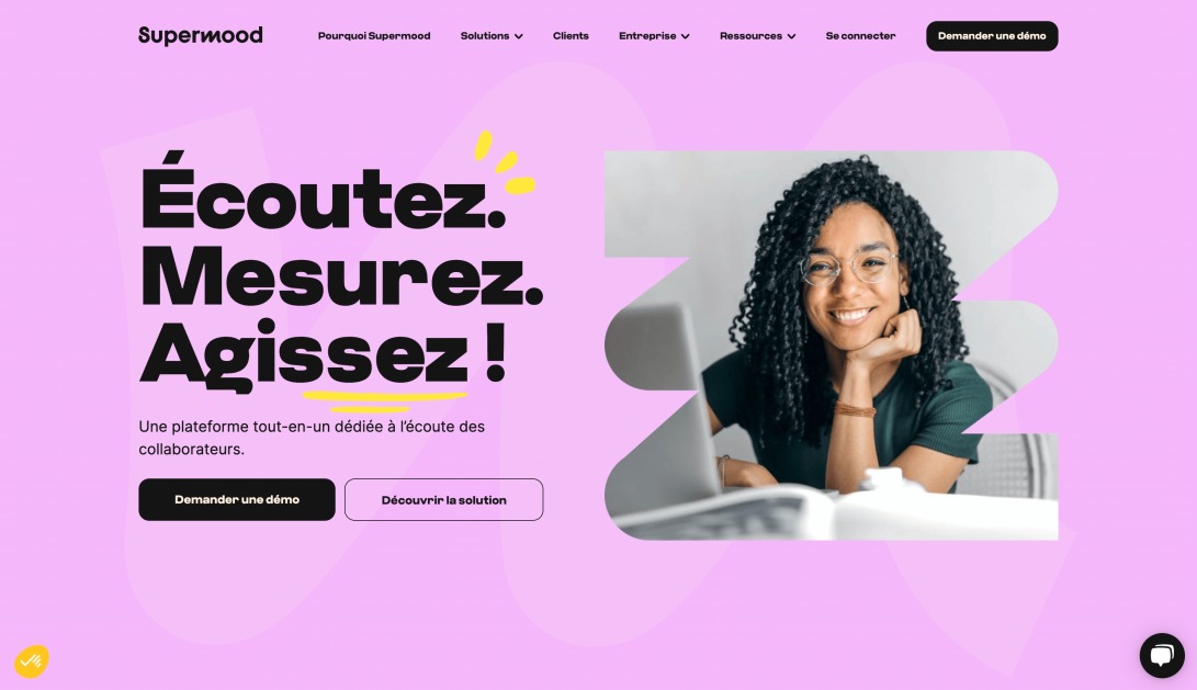 Supermood • La plateforme tout-en-un de feedback collaborateur