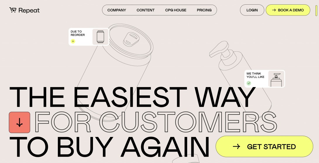 Repeat | The end to end reordering experience...