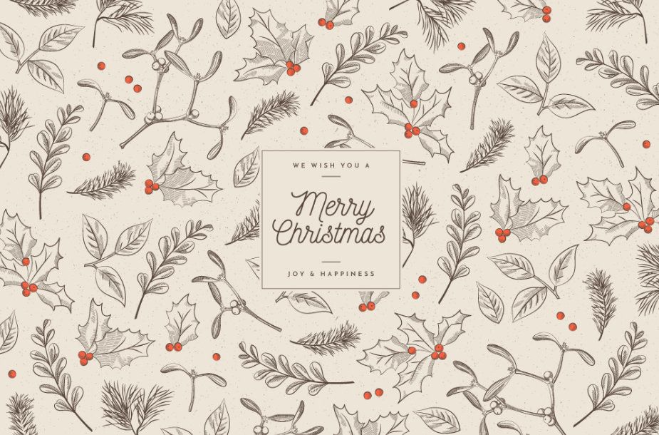 vintage christmas wallpaper for desktop