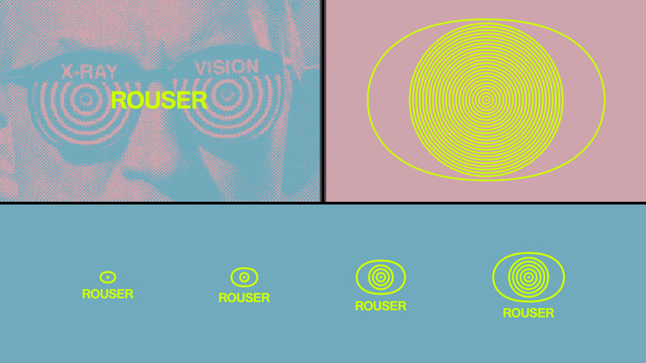 Rouser’s visual identity, designed by Alter.