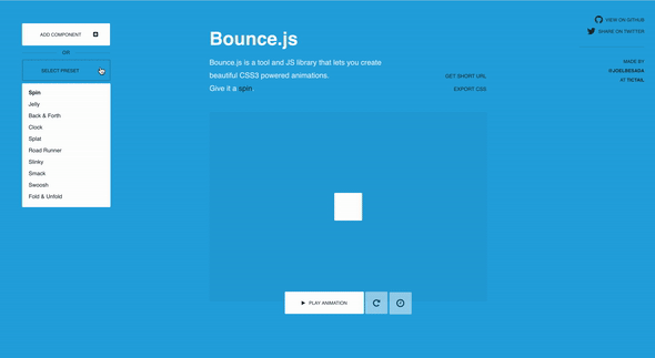 Bounce.js - UI Libraries and Tools