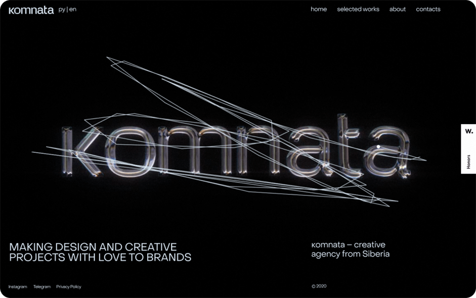 Design Scramble - Custom cursor - Awwwards