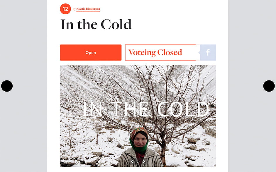 In the cold by Ksenia Diodorova