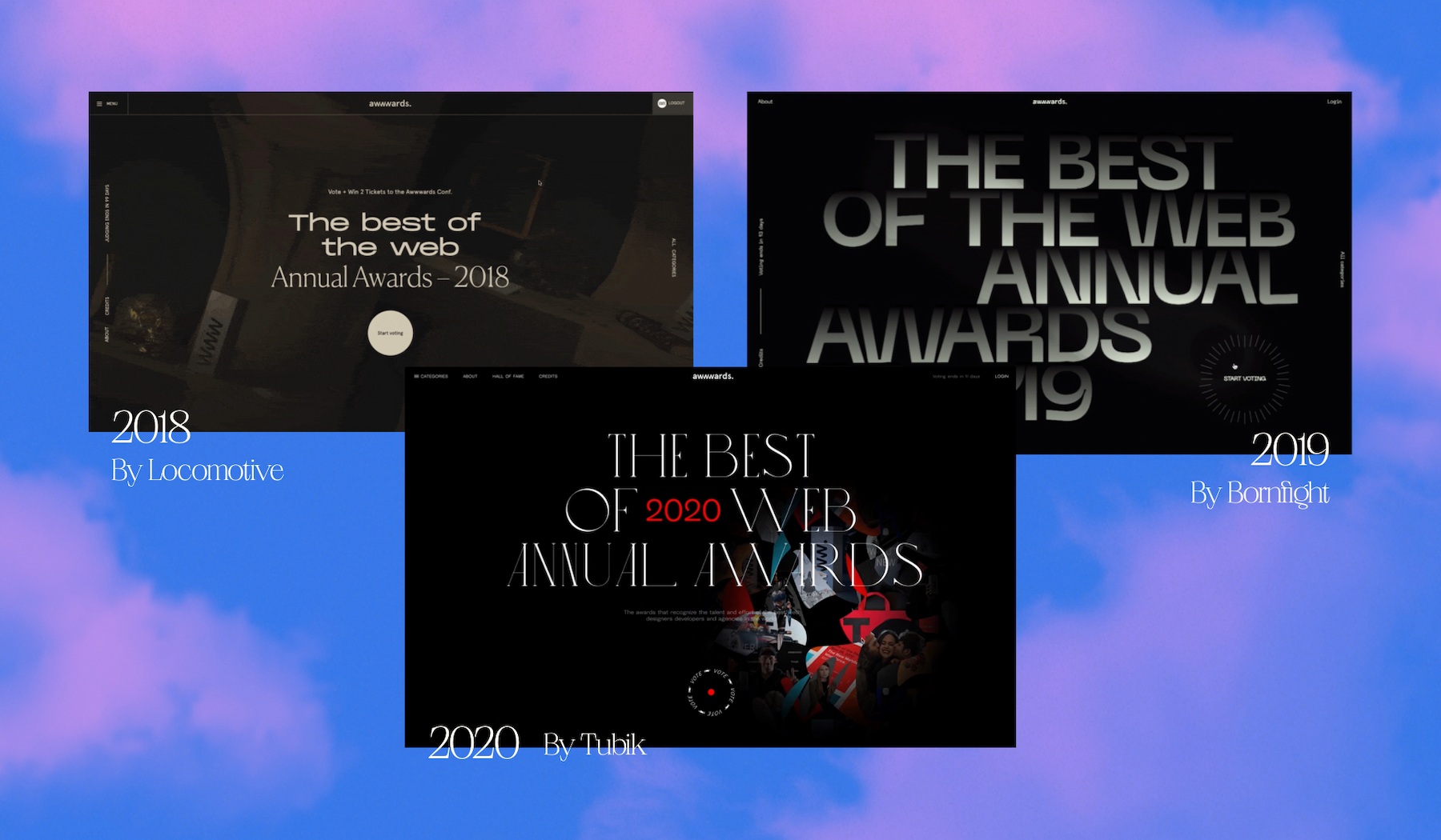 Previous Annual Awards sites
