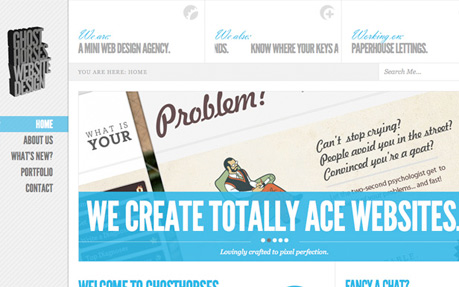 Ghost Horses Website Design