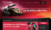 Guerra Creativa award-winning website design screenshot 1