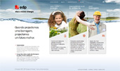 edp - viva a nossa energia award-winning website design screenshot 1