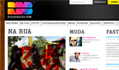 Rua de Baixo award-winning website design screenshot 1
