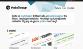 Holte Design award-winning website design screenshot 1
