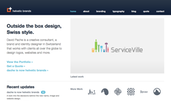 helvetic brands award-winning website design screenshot 1