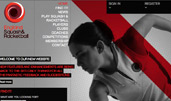 England Squash award-winning website design screenshot 1