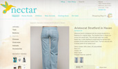 Nectar Boutique award-winning website design screenshot 1