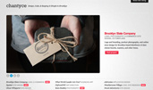 Chantyce award-winning website design screenshot 1
