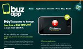 Buzapp award-winning website design screenshot 1
