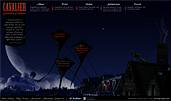 Cavalier Literary Couture award-winning website design screenshot 1