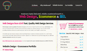 Mushroom Digital award-winning website design screenshot 1