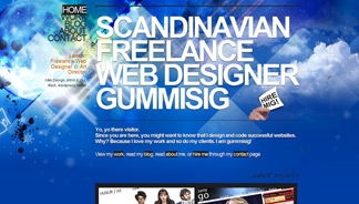 Freelance Web Designer gummisig