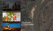 Thailand Globetrotter award-winning website design screenshot 1