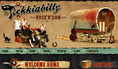 Rekkiabilly award-winning website design screenshot 1