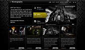 Raven Photography award-winning website design screenshot 1