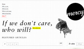 Merci award-winning website design screenshot 1