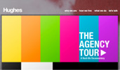 Hughes award-winning website design screenshot 1