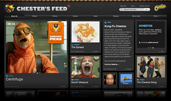 Cheetos.com award-winning website design screenshot 1