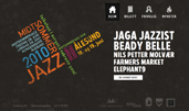Midtsommerjazz award-winning website design screenshot 1