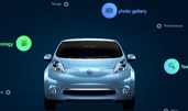 Nissan award-winning website design screenshot 1