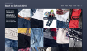 Yorkdale Back To School 2010 award-winning website design screenshot 1
