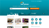 plazaa award-winning website design screenshot 1