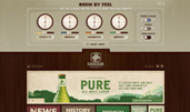 Cascade Brewery Co - Brew by Feel award-winning website design screenshot 1