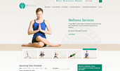 YYoga award-winning website design screenshot 1