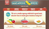 Macaronibros award-winning website design screenshot 1