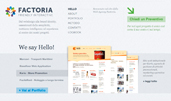 Factoria award-winning website design screenshot 1