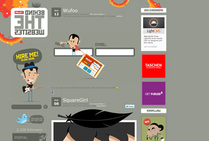 Behind the websites