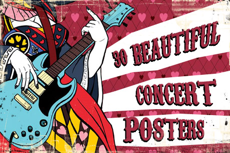 30 Beautiful Concert Posters