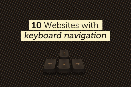 10 Websites with Keyboard Navigation