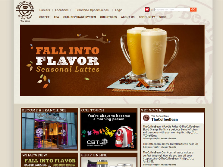 coffee website