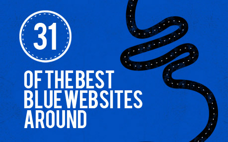 31 of the Best Blue Websites Around