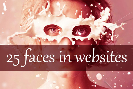 25 Faces in Websites