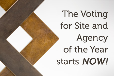 The Voting for the Site and the Agency of the Year 2011 starts NOW!