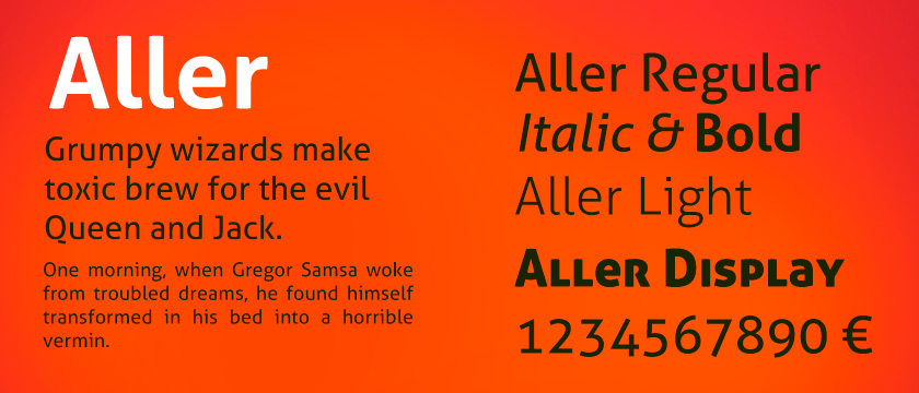 20 Best Web Fonts from Google Web Fonts and @font-face