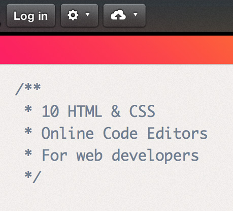 10 HTML & CSS Online Code Editors for Web Developers