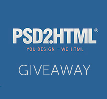 Win $300 Worth of PSD to HTML Conversion from PSD2HTML®